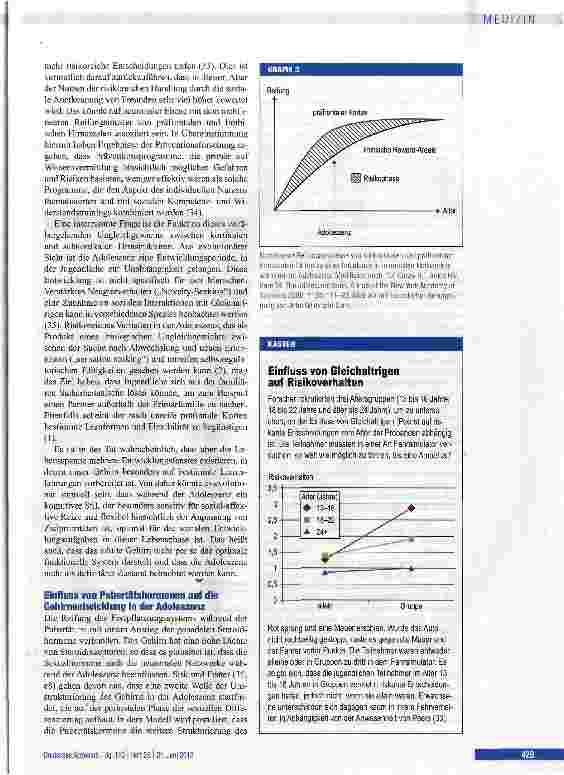 Vorschauseite 5: Hirnentwicklung in der Adoleszenz