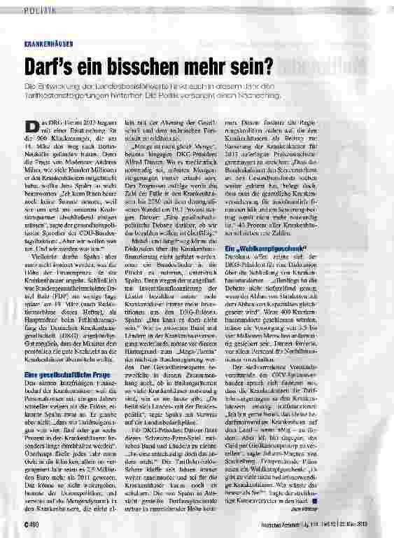 Vorschauseite 1: Darf es ein bisschen mehr sein?