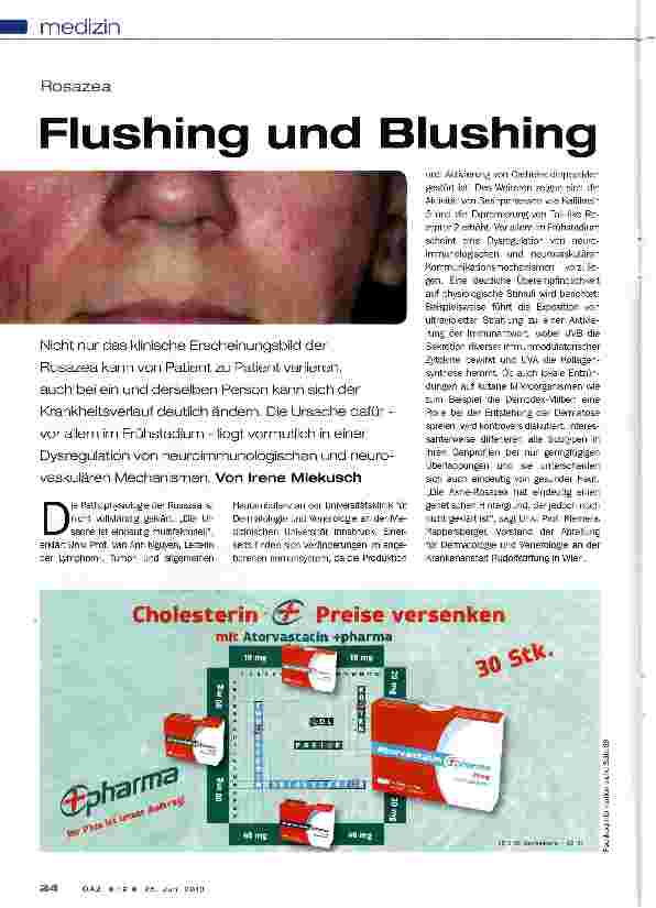 Vorschauseite 1: Flushing und Blushing