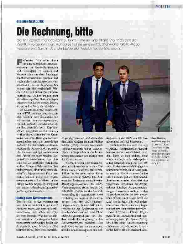 Vorschauseite 1: Die Rechnung, bitte