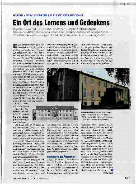 Vorschauseite 1: Ein Ort des Lernens und Gedenkens
