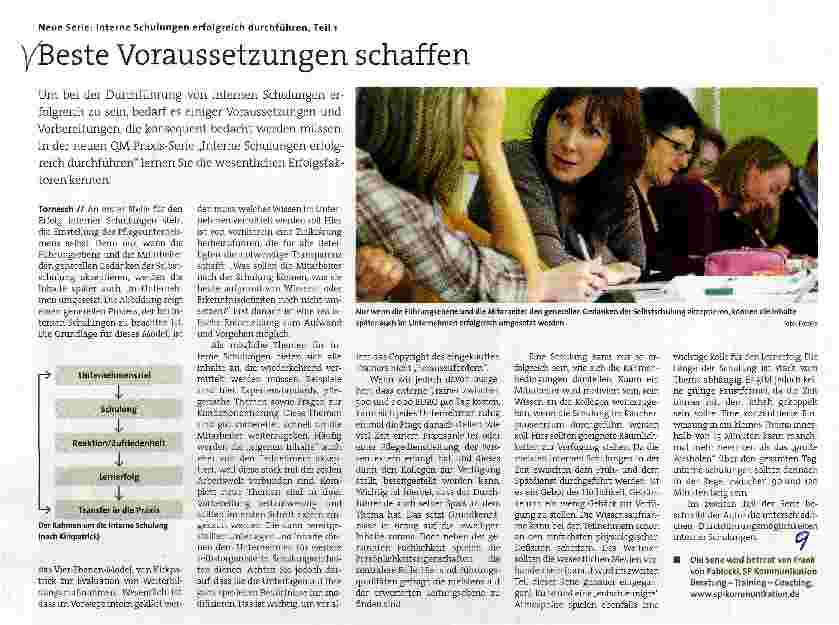 Vorschauseite 1: Beste Voraussetzungen schaffen