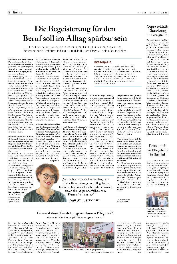 Vorschauseite 1: Die Begeisterung für den Beruf soll im Alltag spürbar sein.