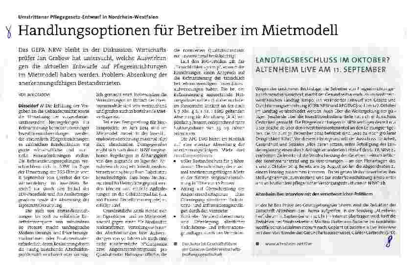 Vorschauseite 1: Handlungsoptionen für Betreiber im Mietmodell