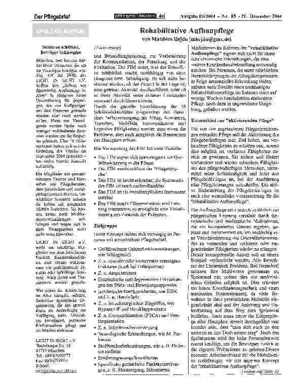 Vorschauseite 4: Rehabilitative Aufbaupflege