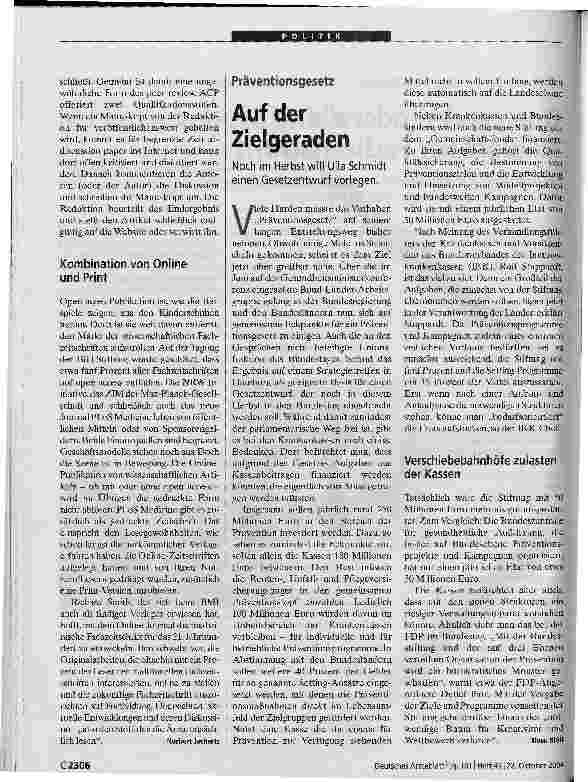 Vorschauseite 2: Open access oder die Zukunft der Fachzeitschrift