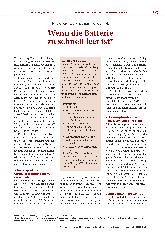 Vorschauseite 1: Wenn die Batterie zu schnell leer ist.