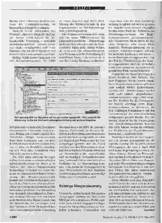 Vorschauseite 4: Jetzt wird abgerechnet - EBM 2000plus