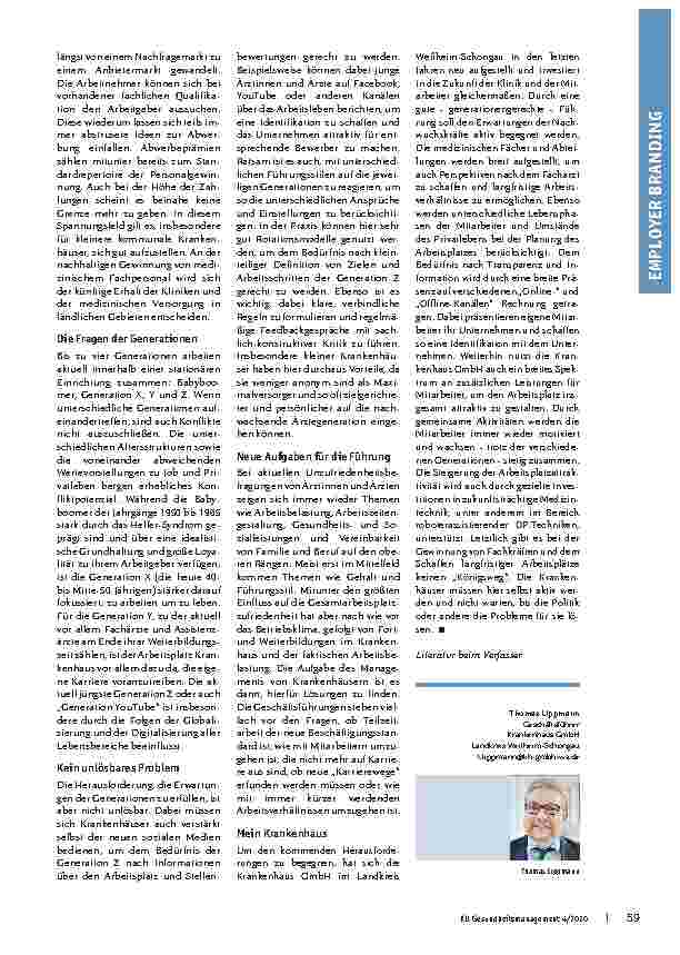 Vorschauseite 2: Verrückter Personalmarkt: Ärzte halten und (zurück-)gewinnen