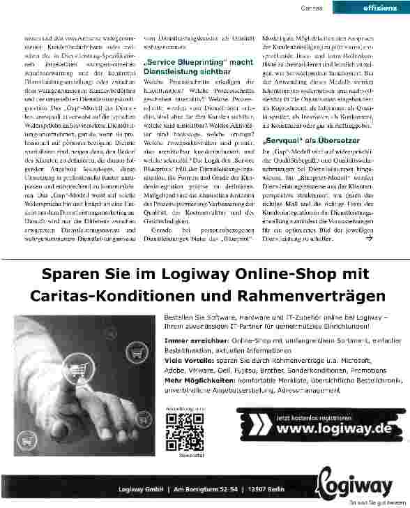 Vorschauseite 2: Mit Caritas 2.0 zu einer anderen Erfolgsrechnung