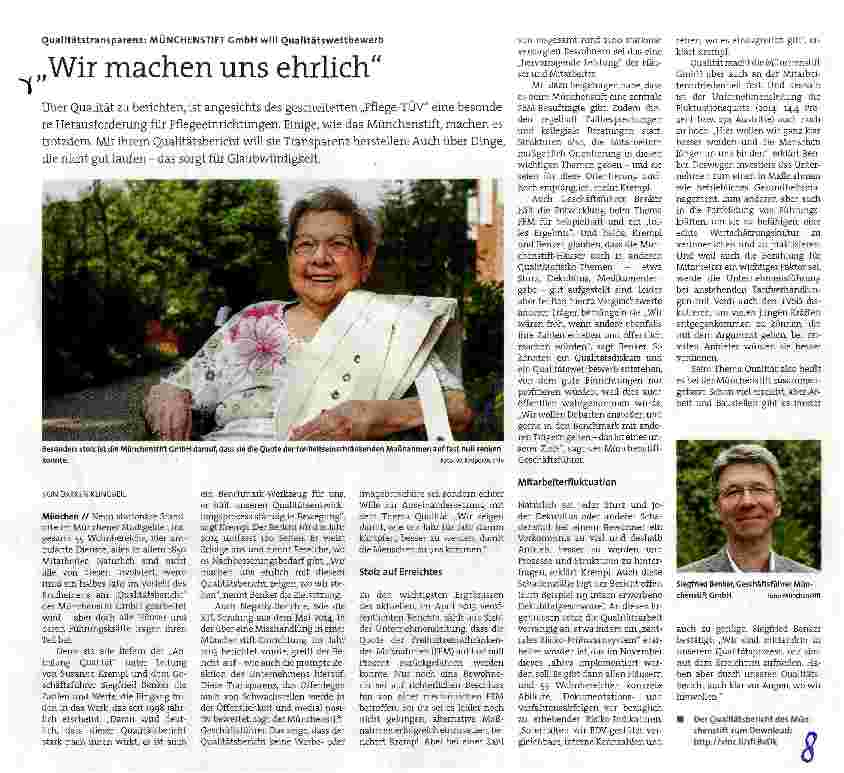 Vorschauseite 1: Wir machen uns ehrlich