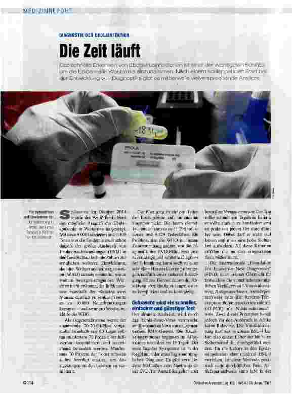 Vorschauseite 1: Die Zeit läuft