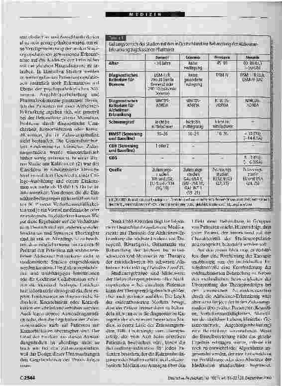 Vorschauseite 2: EvidenzbasierteTherapie der Alzheimer-Erkrankung