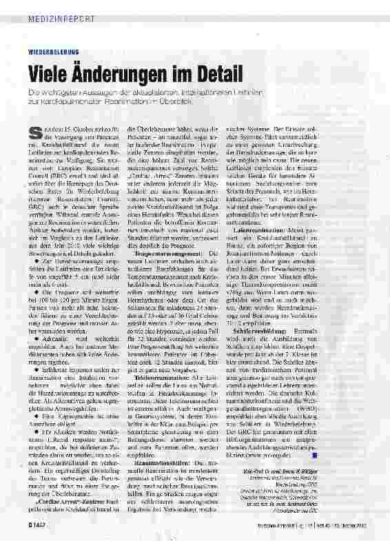 Vorschauseite 1: Viele Änderungen im Detail