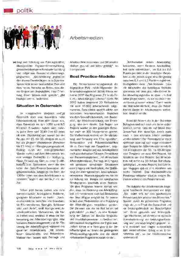Vorschauseite 2: Gesund länger arbeiten