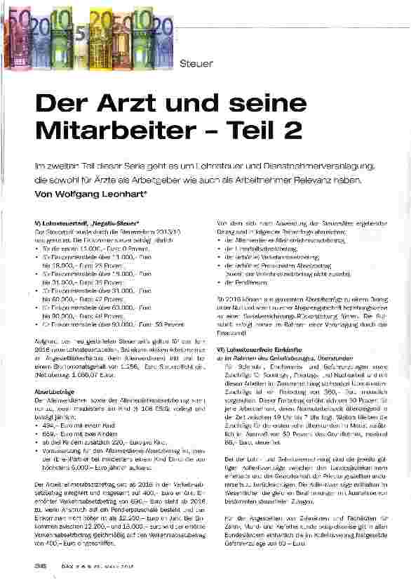 Vorschauseite 1: Der Arzt und seine Mitarbeiter - Teil 2