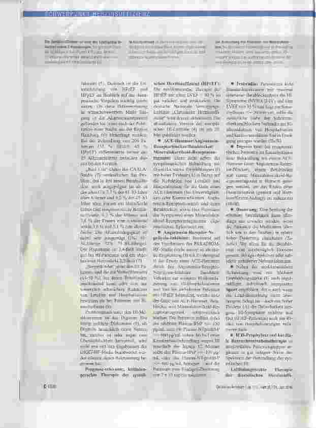 Vorschauseite 2: Die Zahl der Patienten steigt, aber auch die differenzierter Therapien