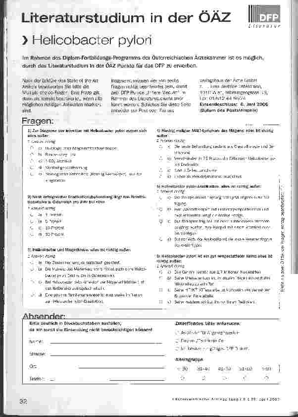 Vorschauseite 6: Helicobacter pylori