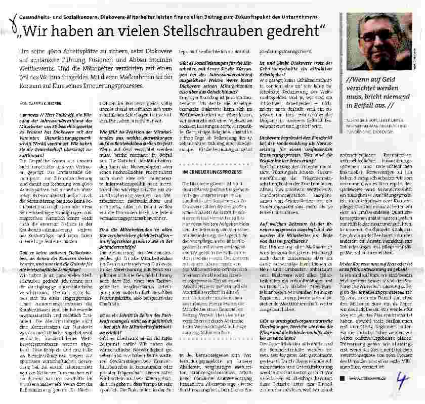 Vorschauseite 1: Wir haben an vielen Stellschrauben gedreht