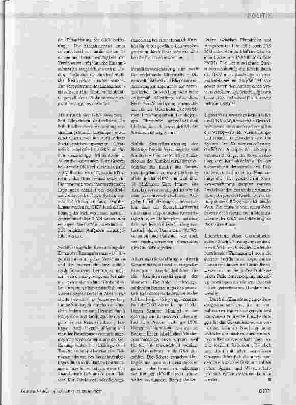 Vorschauseite 3: RESOLUTION DES AUSSERORDENTLICHEN DEUTSCHEN ÄRZTETAGES 2006Mehr Freiheit wagen und Verantwortung tragen - diese Reform jedoch macht krank!