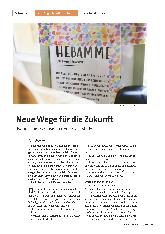 Vorschauseite 2: Neue Wege für die Zukunft: Paradigmenwechsel in der Geburtshilfe