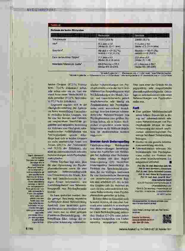 Vorschauseite 2: Unerwartete Nebenwirkungen