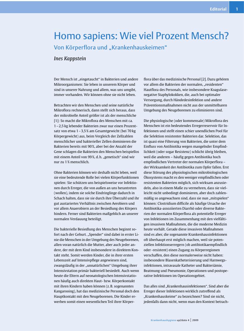 Vorschauseite 1: Homo sapiens: Wie viel Prozent Mensch?