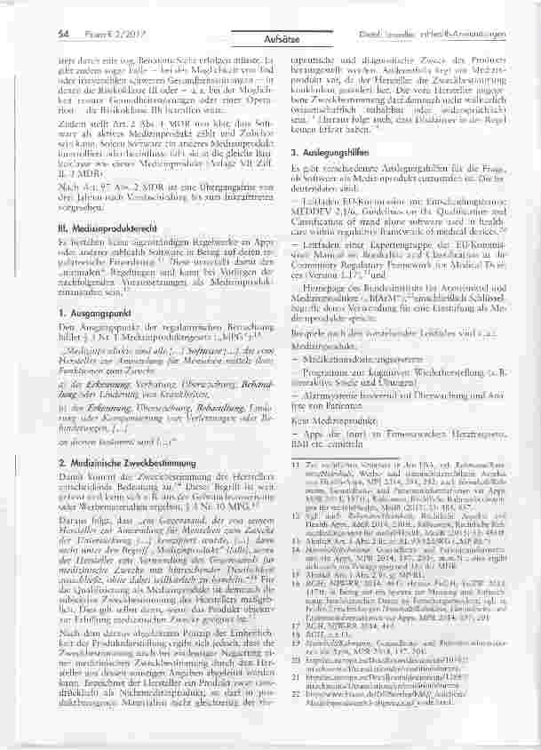 Vorschauseite 2: mHealth-Anwendungen als Medizinprodukte Vereinbarkeit mit demHWG und Ausblick auf die neue EU-Medizinprodukteverordnung