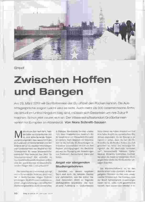 Vorschauseite 1: Zwischen Hoffen und Bangen
