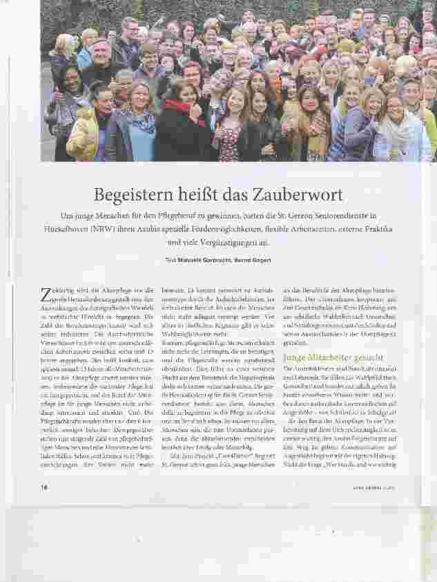Vorschauseite 1: Begeistern heißt das Zauberwort