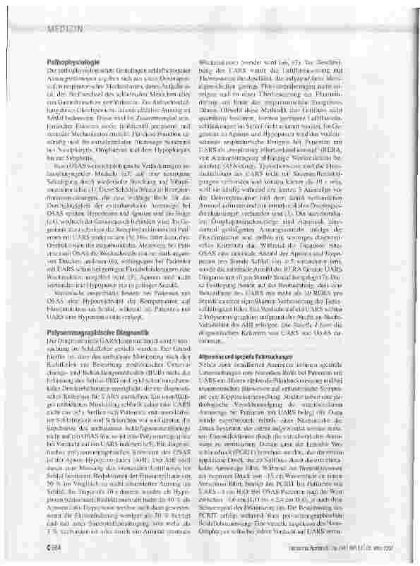 Vorschauseite 2: Widerstandssyndrom der oberen Atemwege