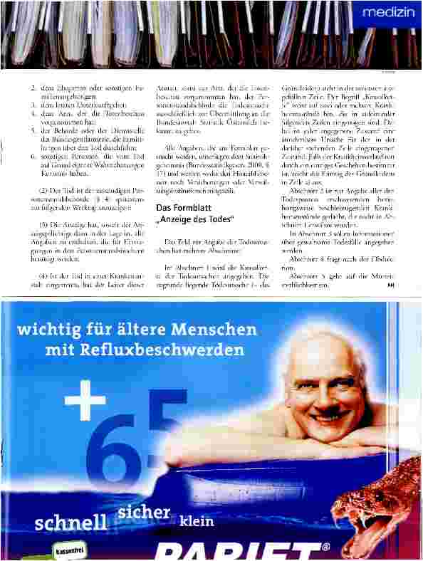 Vorschauseite 2: Österreichische Todesursachenstatistik