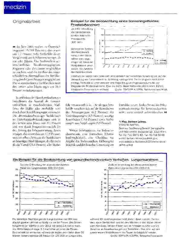 Vorschauseite 5: Österreichische Todesursachenstatistik