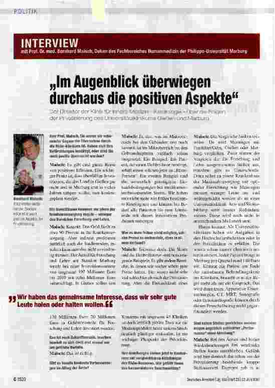 Vorschauseite 1: Im Augenblick überwiegen durchaus die positiven Aspekte