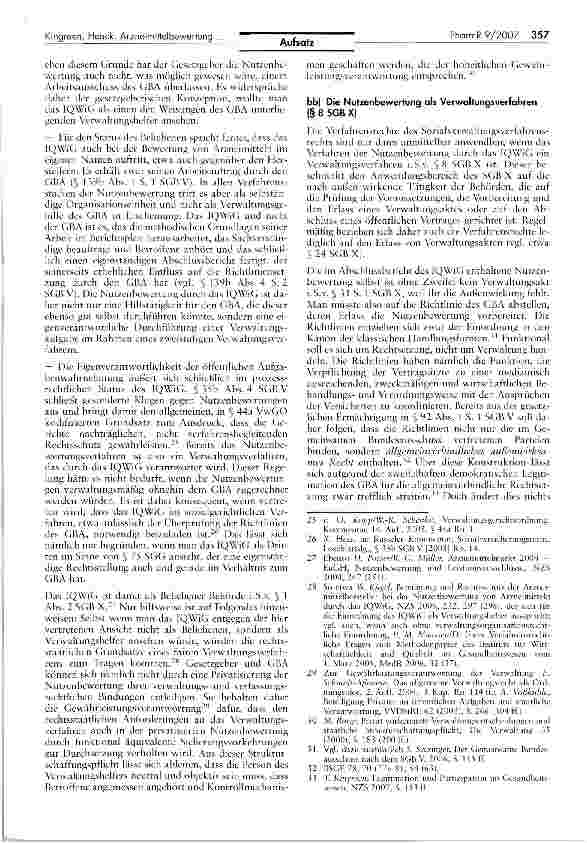 Vorschauseite 5: Prozedurale Anforderungen an die Arzneimittelbewertung durch das Institut für Qualität und Wirtschaftlichkeit im Gesundheitswesen und den Gemeinsamen Bundesausschuss