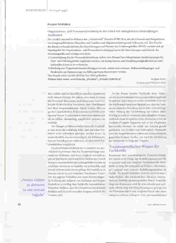 Vorschauseite 2: Arbeiten mit traumatisierten Menschen