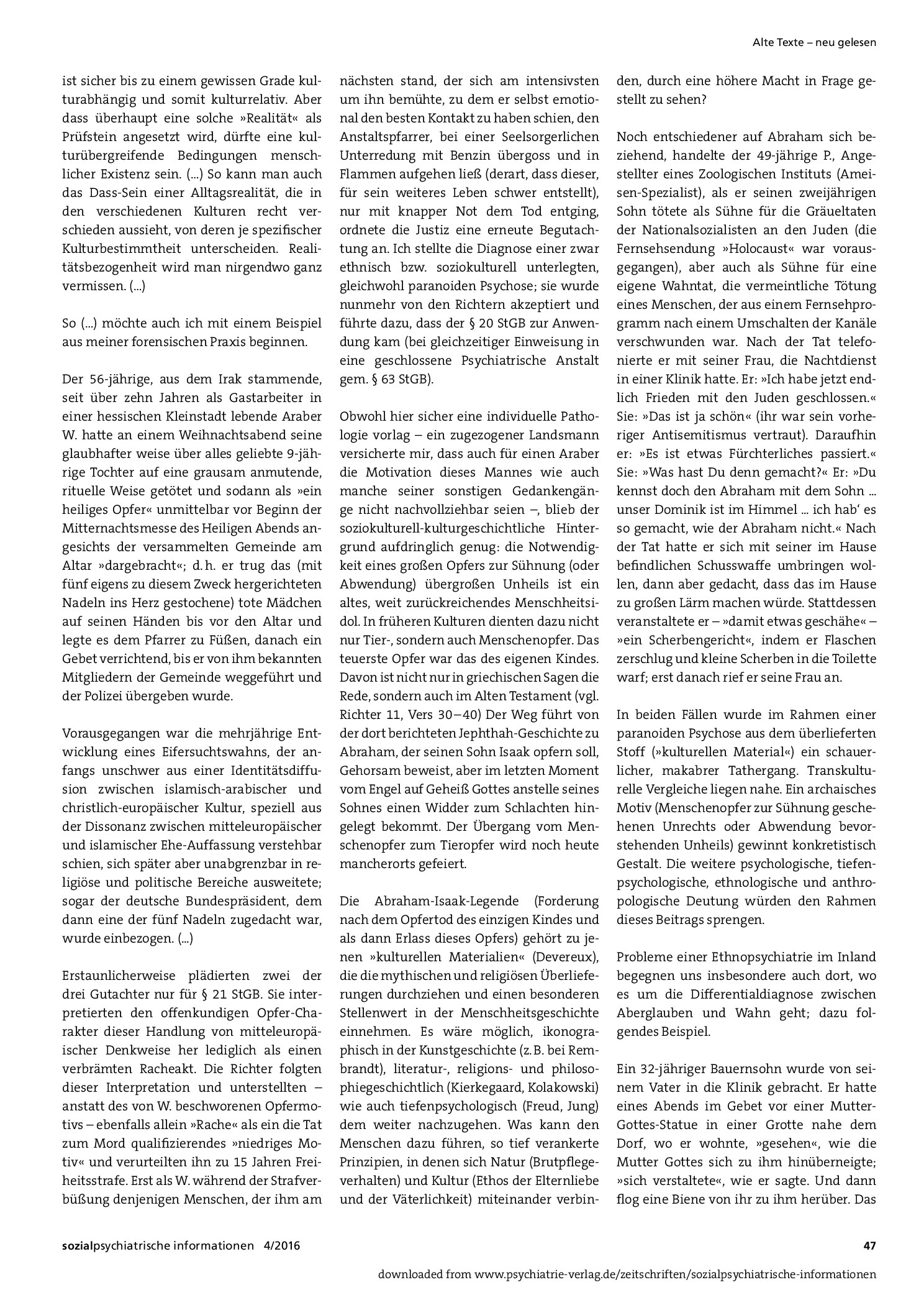 Vorschauseite 2: Ethnopsychiatrie im Inland. Norm-Probleme im Hinblick auf die Kultur- und Subkultur-Bezogenheit psychiatrischer Patienten