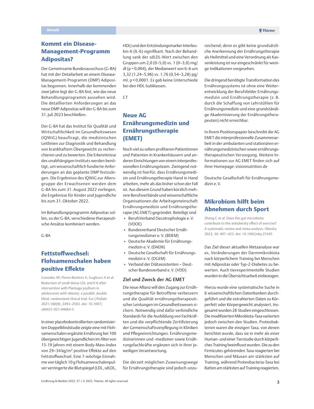 Vorschauseite 1: Nachrichten