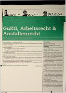 Vorschauseite 1: GuKG, Arbeitsrecht & Anstaltsrecht