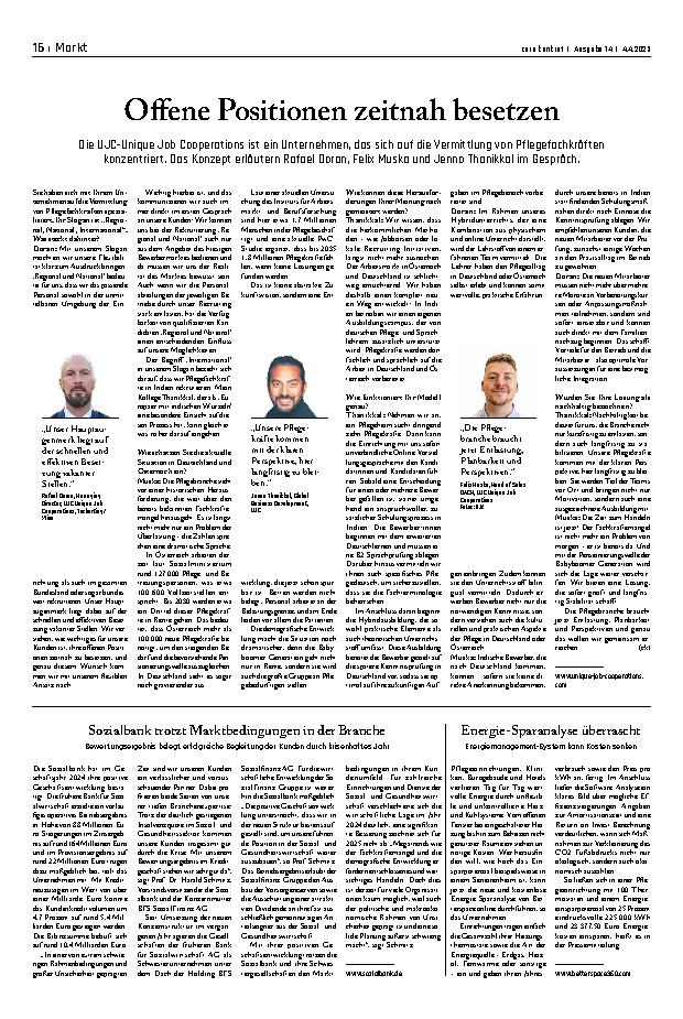 Vorschauseite 1: Offene Positionen zeitnah besetzen