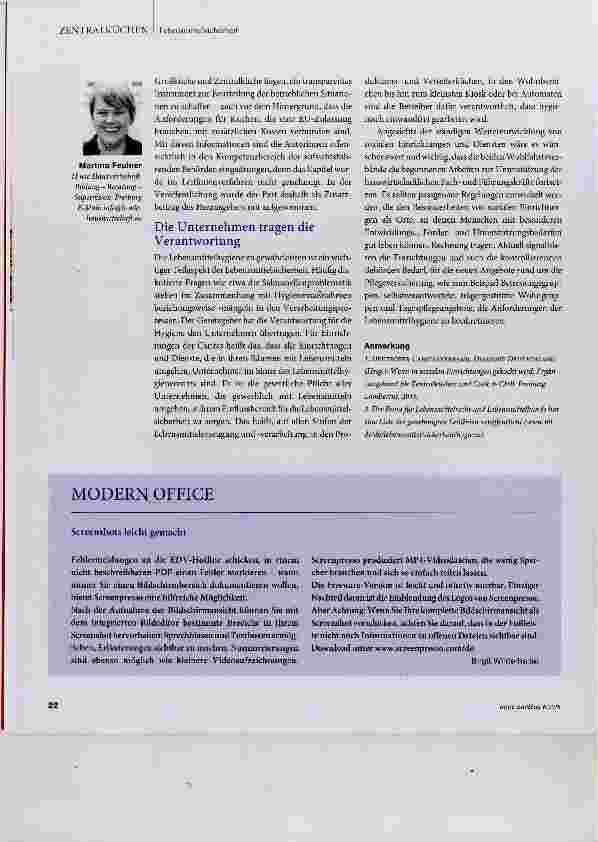 Vorschauseite 3: Damit der Gast ein einwandfreies Essen bekommt