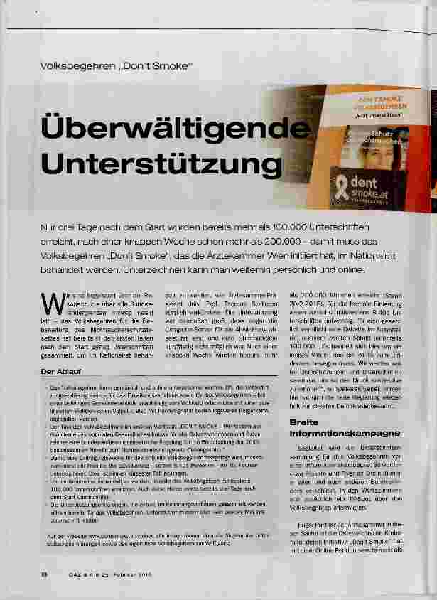 Vorschauseite 1: Überwältigende Unterstützung