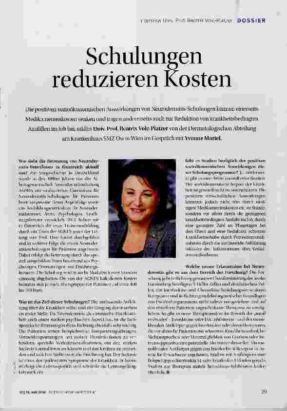 Vorschauseite 1: Schulungen reduzieren Kosten