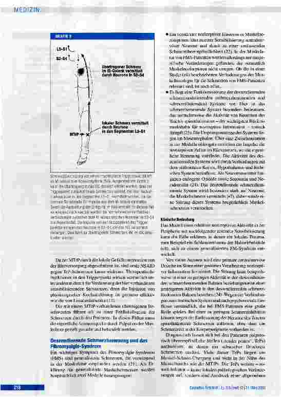 Vorschauseite 5: Muskelschmerz:Mechanismen und klinische Bedeutung