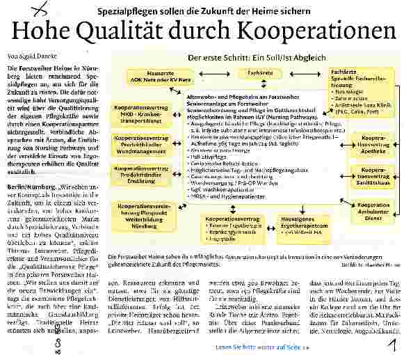 Vorschauseite 1: Hohe Qualität durch Kooperationen