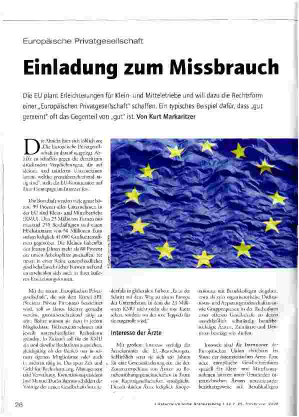 Vorschauseite 1: Einladung zum Missbrauch
