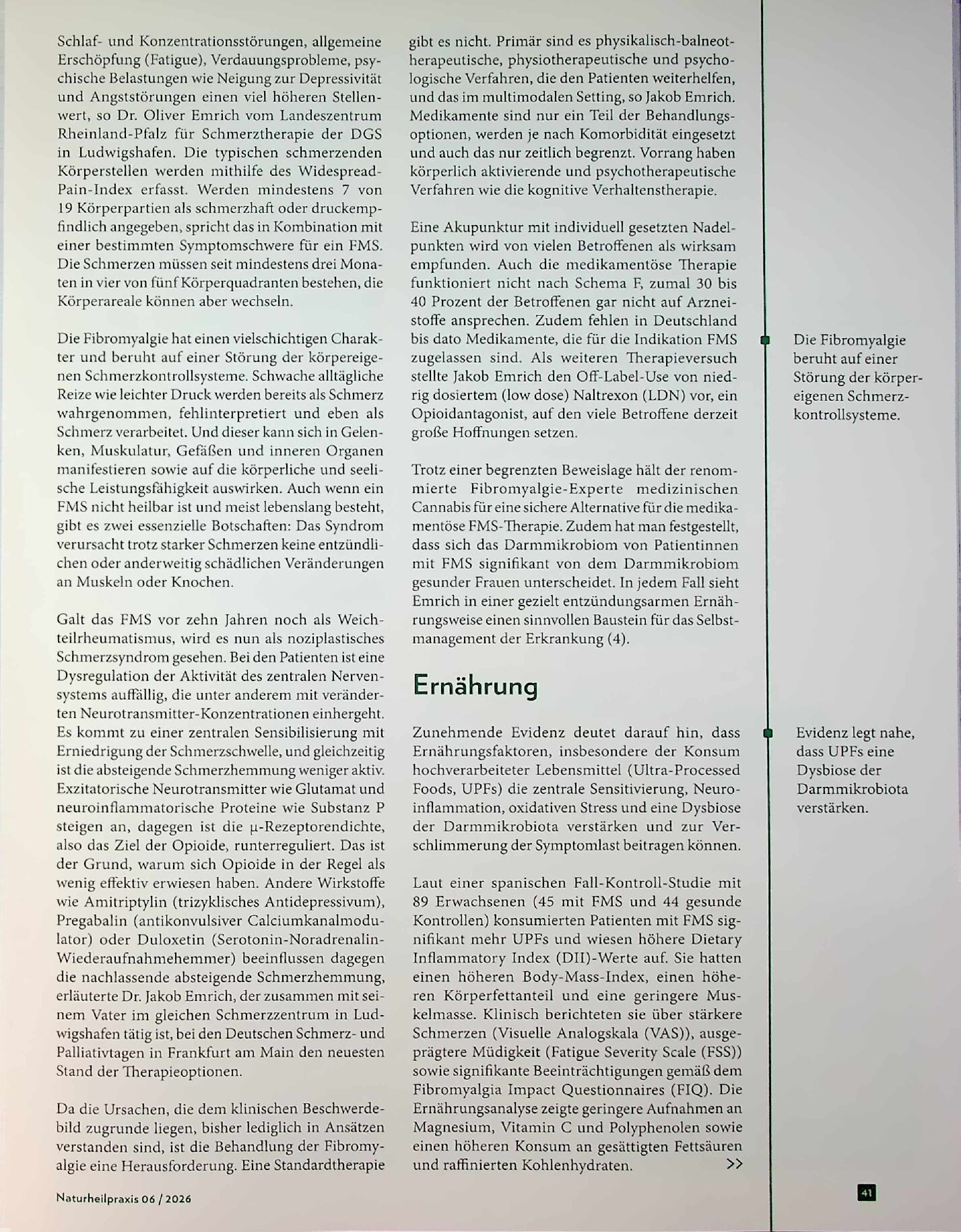 Vorschauseite 2: Im Dauerfeuer – Aktuelles zum Fibromyalgie-Syndrom