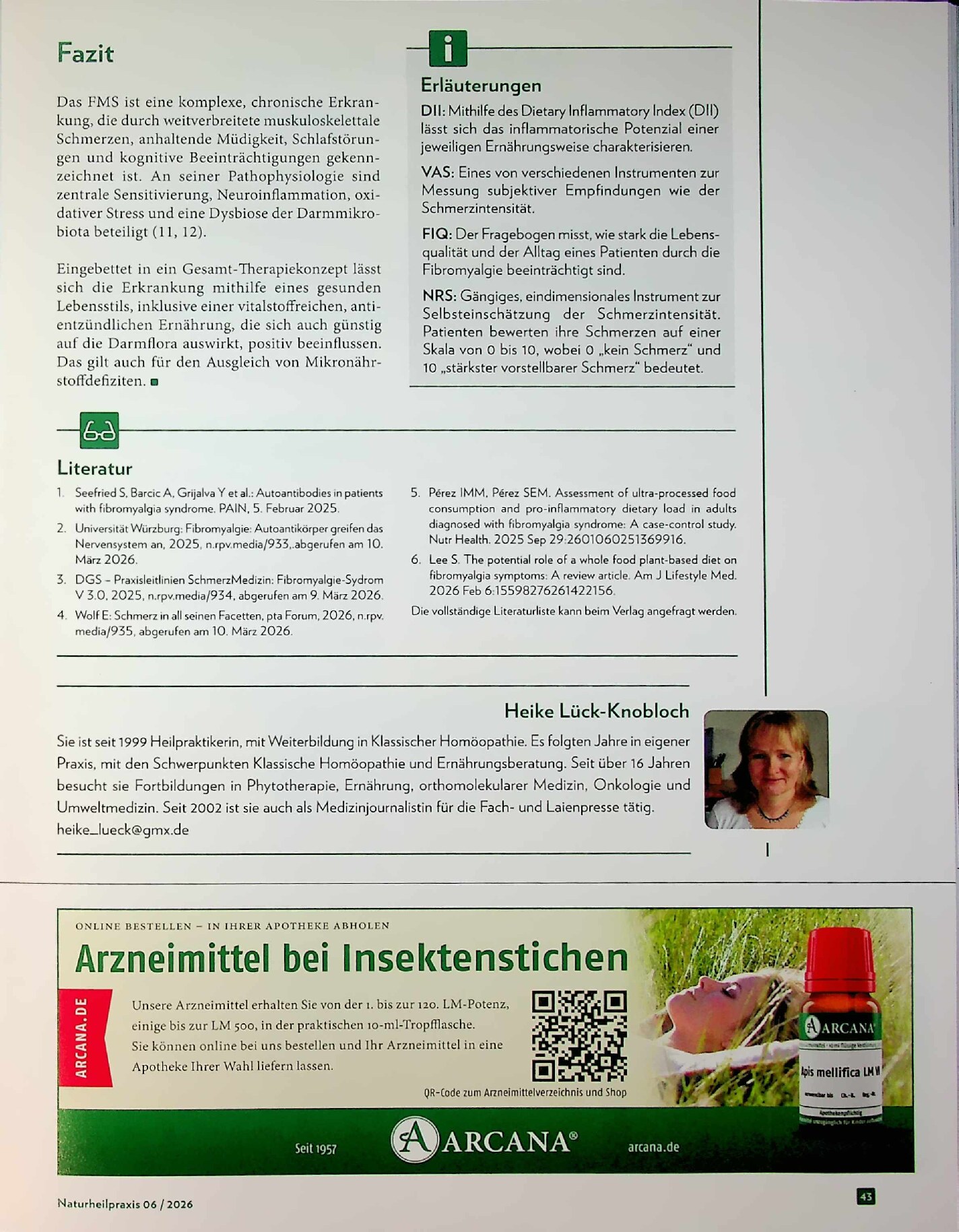 Vorschauseite 4: Im Dauerfeuer – Aktuelles zum Fibromyalgie-Syndrom