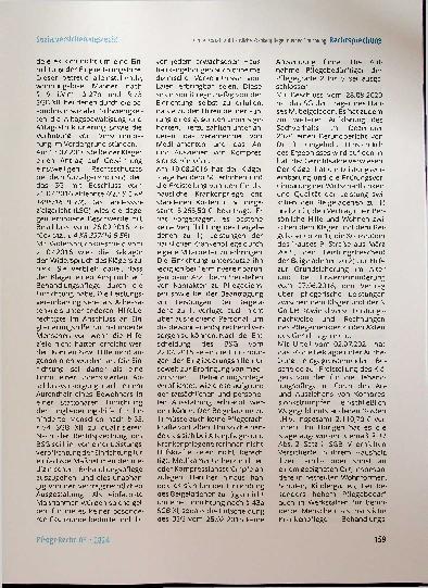 Vorschauseite 4: Zum Anspruch auf häusliche Krankenpflege in einer Einrichtung für alleinstehende wohnungslose Männer
