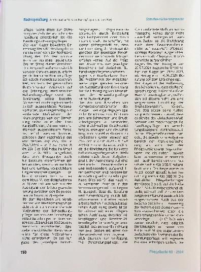 Vorschauseite 5: Zum Anspruch auf häusliche Krankenpflege in einer Einrichtung für alleinstehende wohnungslose Männer
